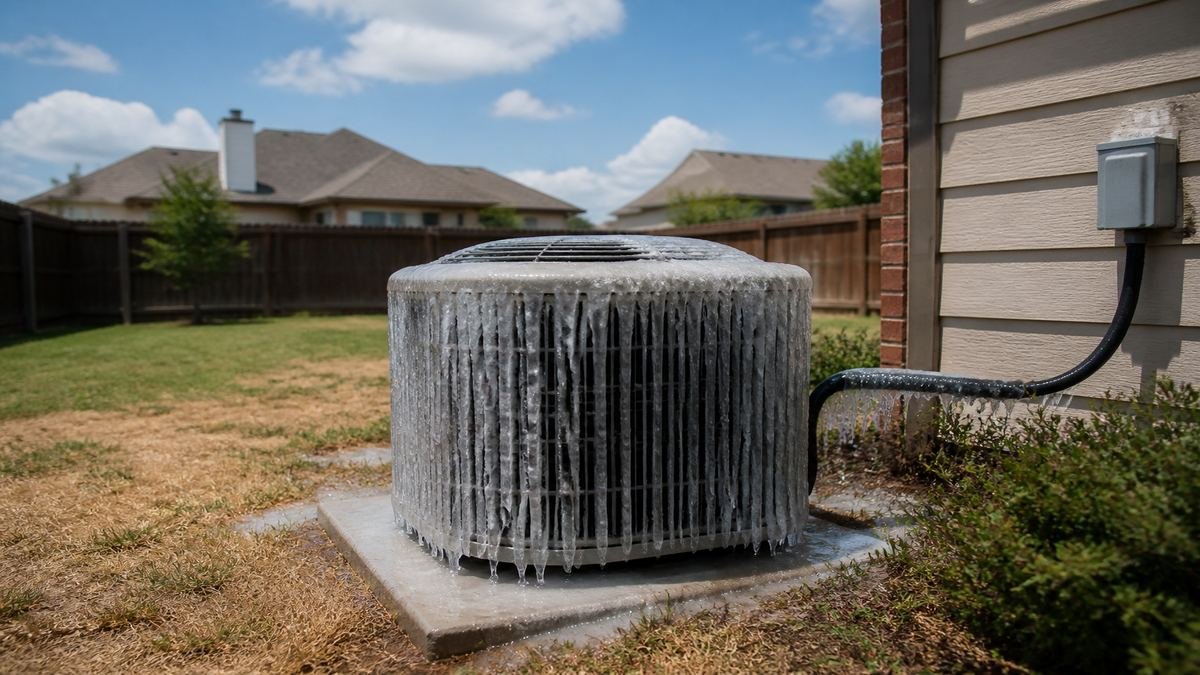 What to Do When Your AC Freezes Up in the Texas Heat