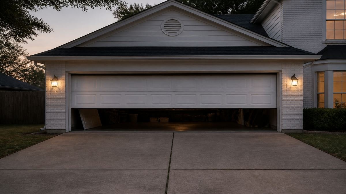 Help! My Garage Door is Stuck Halfway Open—What Now?